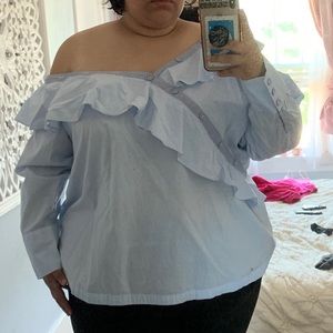 Peek a boo shoulder top